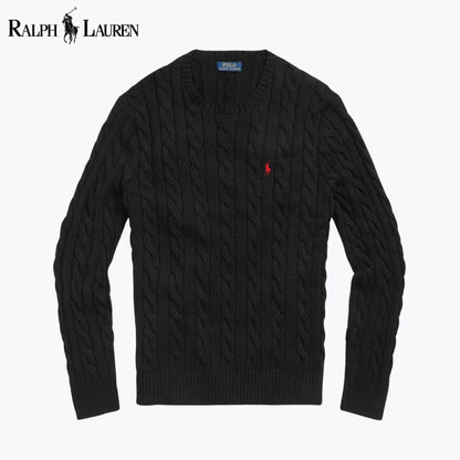 𝑅𝐿 Classic Cable-Knit Sweater