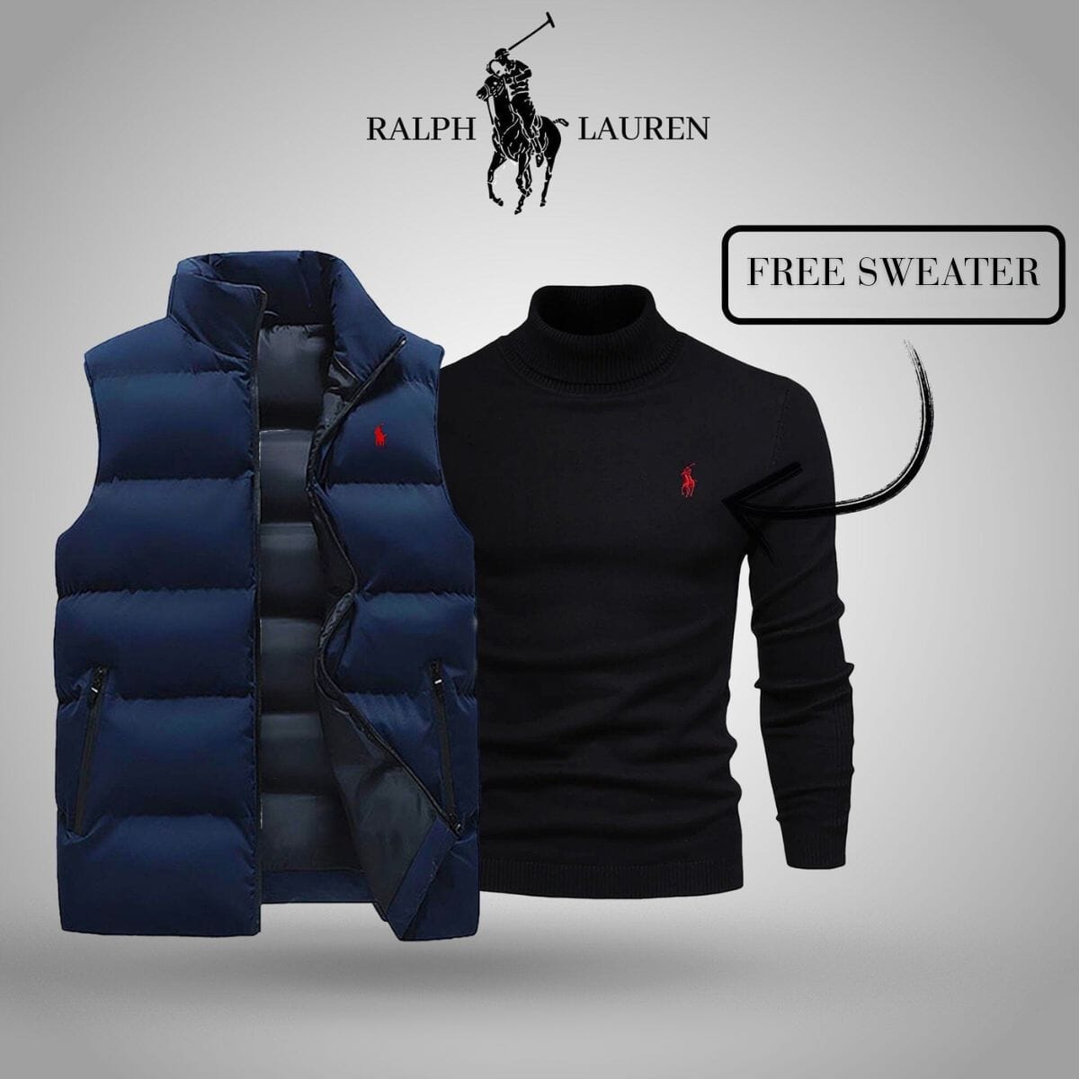 𝑅𝐿 Vest + Free Sweater